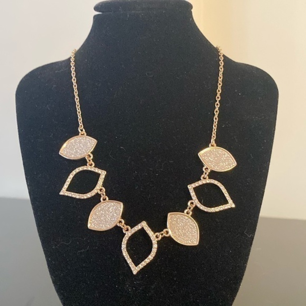 Charming Charlie Gold Leaf Necklace